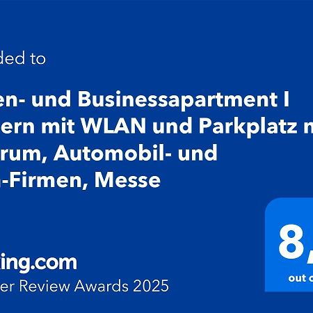 Ferien- Und Businessapartment I Modern Mit Wlan Und Parkplatz Nahe Zentrum, Automobil- Und Tech-Firmen, Messe Renningen Extérieur photo